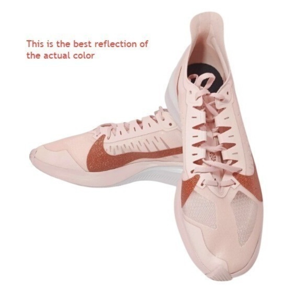 Nike | Zoom Gravity Pink Copper Glitter Running Shoes | Womens 10